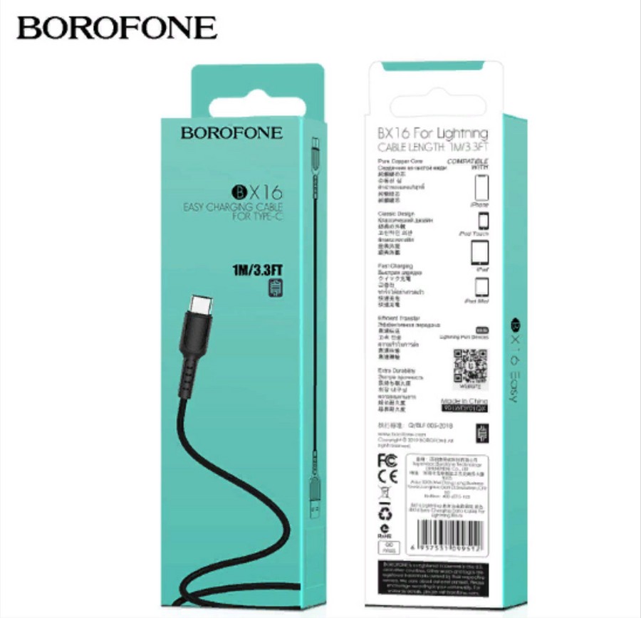    : USB  Borofone BX16 Type-c 1m 