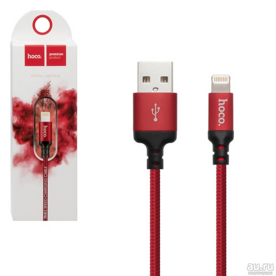    : USB  Hoco X14 Lightning 1m 